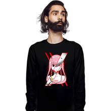 Load image into Gallery viewer, Shirts Long Sleeve Shirts, Unisex / Small / Black Franxx