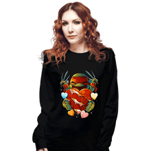 Load image into Gallery viewer, Daily_Deal_Shirts Long Sleeve Shirts, Unisex / Small / Black Love Turtle
