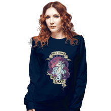Load image into Gallery viewer, Shirts Long Sleeve Shirts, Unisex / Small / Navy The Last