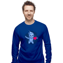 Load image into Gallery viewer, Shirts Long Sleeve Shirts, Unisex / Small / Royal Blue Neverheart