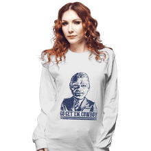 Load image into Gallery viewer, Shirts Long Sleeve Shirts, Unisex / Small / White Cowboy