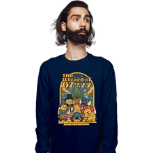 Load image into Gallery viewer, Daily_Deal_Shirts Long Sleeve Shirts, Unisex / Small / Navy The Wizard Of Sleep