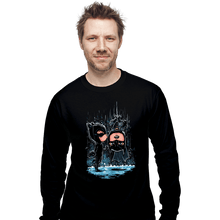 Load image into Gallery viewer, Daily_Deal_Shirts Long Sleeve Shirts, Unisex / Small / Black Bat Kiss