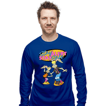 Load image into Gallery viewer, Secret_Shirts Long Sleeve Shirts, Unisex / Small / Royal Blue Stay Safe