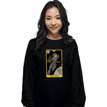 Load image into Gallery viewer, Shirts Long Sleeve Shirts, Unisex / Small / Black Tarot The Star