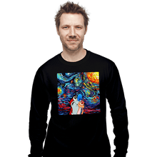 Load image into Gallery viewer, Secret_Shirts Long Sleeve Shirts, Unisex / Small / Black Van Gogh Never Experienced Space Madness!