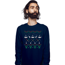 Load image into Gallery viewer, Secret_Shirts Long Sleeve Shirts, Unisex / Small / Navy A Rogue Christmas