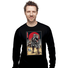 Load image into Gallery viewer, Daily_Deal_Shirts Long Sleeve Shirts, Unisex / Small / Black Lone Ronin And Cub