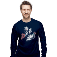 Load image into Gallery viewer, Shirts Long Sleeve Shirts, Unisex / Small / Navy The Killing Joaq