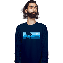 Load image into Gallery viewer, Secret_Shirts Long Sleeve Shirts, Unisex / Small / Navy Snowy Invasion