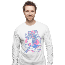 Load image into Gallery viewer, Shirts Long Sleeve Shirts, Unisex / Small / White Magical Lock and Time Key III