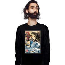 Load image into Gallery viewer, Daily_Deal_Shirts Long Sleeve Shirts, Unisex / Small / Black King of the Monsters vs Megazord