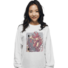 Load image into Gallery viewer, Shirts Long Sleeve Shirts, Unisex / Small / White Wanda Kiss