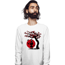 Load image into Gallery viewer, Shirts Long Sleeve Shirts, Unisex / Small / White Ninja Under The Sun