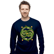 Load image into Gallery viewer, Daily_Deal_Shirts Long Sleeve Shirts, Unisex / Small / Navy Neverending Dragonball