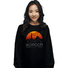 Load image into Gallery viewer, Shirts Long Sleeve Shirts, Unisex / Small / Black Middle Earth