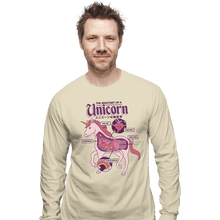 Load image into Gallery viewer, Shirts Long Sleeve Shirts, Unisex / Small / Natural Unicorn Anatomy