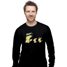 Load image into Gallery viewer, Shirts Long Sleeve Shirts, Unisex / Small / Black Pika Pika