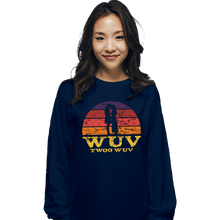 Load image into Gallery viewer, Daily_Deal_Shirts Long Sleeve Shirts, Unisex / Small / Navy Twoo Wuv