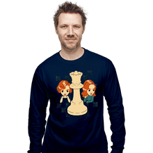 Load image into Gallery viewer, Shirts Long Sleeve Shirts, Unisex / Small / Navy Gambit