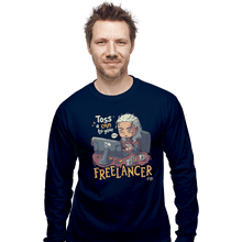 Load image into Gallery viewer, Shirts Long Sleeve Shirts, Unisex / Small / Navy Freelancer Of Blaviken