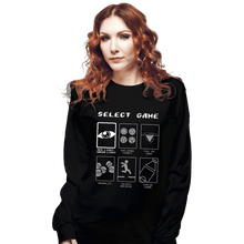 Load image into Gallery viewer, Daily_Deal_Shirts Long Sleeve Shirts, Unisex / Small / Black Select Game

