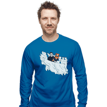 Load image into Gallery viewer, Daily_Deal_Shirts Long Sleeve Shirts, Unisex / Small / Sapphire Slasher Time