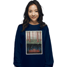 Load image into Gallery viewer, Shirts Long Sleeve Shirts, Unisex / Small / Navy Visit the Upside Down