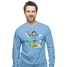 Load image into Gallery viewer, Shirts Long Sleeve Shirts, Unisex / Small / Powder Blue Skyward Infinite