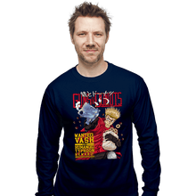 Load image into Gallery viewer, Daily_Deal_Shirts Long Sleeve Shirts, Unisex / Small / Navy Guns And Donuts