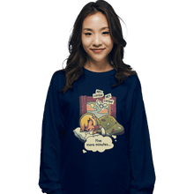 Load image into Gallery viewer, Shirts Long Sleeve Shirts, Unisex / Small / Navy Hero Of Nap