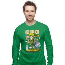 Load image into Gallery viewer, Daily_Deal_Shirts Long Sleeve Shirts, Unisex / Small / Irish Green Lil' Legend