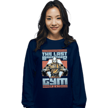 Load image into Gallery viewer, Daily_Deal_Shirts Long Sleeve Shirts, Unisex / Small / Navy The Last Barbender Gym