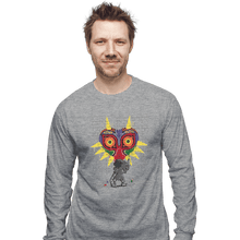 Load image into Gallery viewer, Shirts Long Sleeve Shirts, Unisex / Small / Sports Grey Majora's Graffiti