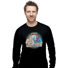 Load image into Gallery viewer, Shirts Long Sleeve Shirts, Unisex / Small / Black Eternia Fighter