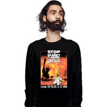 Load image into Gallery viewer, Secret_Shirts Long Sleeve Shirts, Unisex / Small / Black Stop The Planet