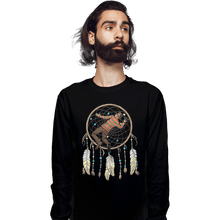 Load image into Gallery viewer, Shirts Long Sleeve Shirts, Unisex / Small / Black Dreamcatcher