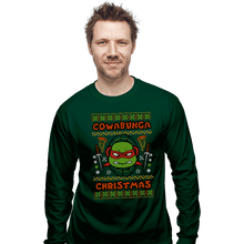 Load image into Gallery viewer, Shirts Long Sleeve Shirts, Unisex / Small / Forest Raphael Christmas