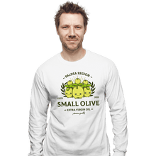 Load image into Gallery viewer, Shirts Long Sleeve Shirts, Unisex / Small / White Small Olive