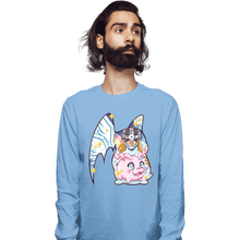 Load image into Gallery viewer, Shirts Long Sleeve Shirts, Unisex / Small / Powder Blue Magical Silhouettes - Patamon