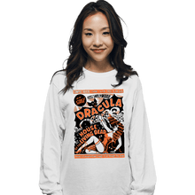 Load image into Gallery viewer, Secret_Shirts Long Sleeve Shirts, Unisex / Small / White Dracula On Stage