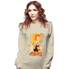 Load image into Gallery viewer, Shirts Long Sleeve Shirts, Unisex / Small / Natural Hammer Nail And Strawdoll