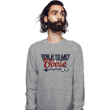 Load image into Gallery viewer, Daily_Deal_Shirts Long Sleeve Shirts, Unisex / Small / Sports Grey Top Goose
