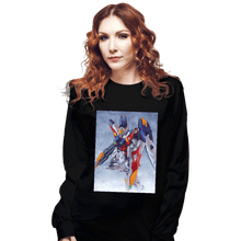 Load image into Gallery viewer, Secret_Shirts Long Sleeve Shirts, Unisex / Small / Black Wing Zero Painting