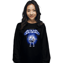 Load image into Gallery viewer, Daily_Deal_Shirts Long Sleeve Shirts, Unisex / Small / Black Shiny Metal