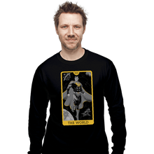 Load image into Gallery viewer, Daily_Deal_Shirts Long Sleeve Shirts, Unisex / Small / Black JL Tarot - The World