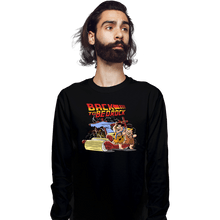 Load image into Gallery viewer, Daily_Deal_Shirts Long Sleeve Shirts, Unisex / Small / Black Back to Bedrock