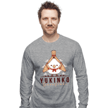 Load image into Gallery viewer, Shirts Long Sleeve Shirts, Unisex / Small / Sports Grey Yukinko Snowflake
