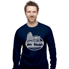 Load image into Gallery viewer, Shirts Long Sleeve Shirts, Unisex / Small / Navy The Coast Bar And Lounge