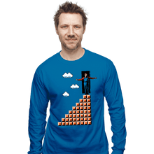 Load image into Gallery viewer, Shirts Long Sleeve Shirts, Unisex / Small / Sapphire True Mario Show